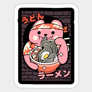 Street Cat's Ramen Sticker